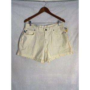 Vintage Lee Dungarees Shorts Size10  White New Y2K